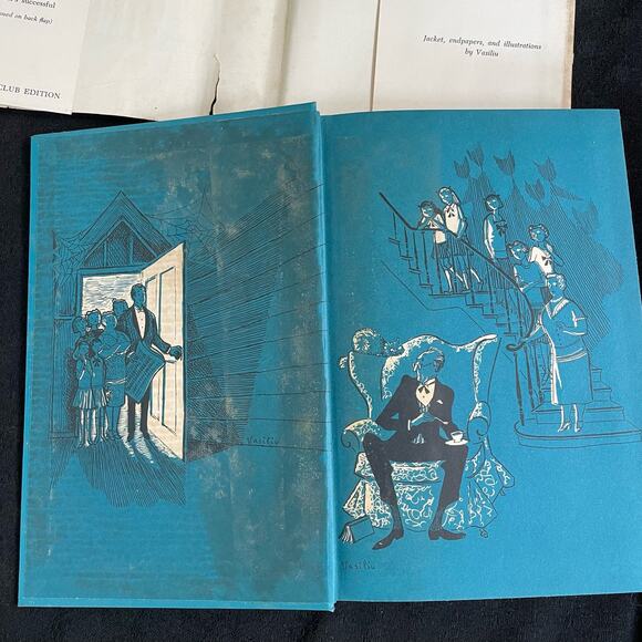 A Lucky Number Book Hardcover Vintage 1957 1st Edition w/ Jacket by Vera Henry - Picture 6 of 16